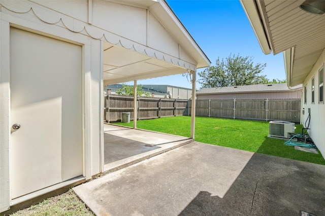 921 Meadow Mead Dr, Allen, TX 75002 - view of patio / terrace with central AC unit