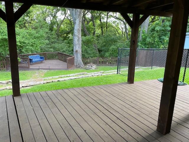 1942 S Lakeshore, Rockwall, TX 75087 - view of wooden deck