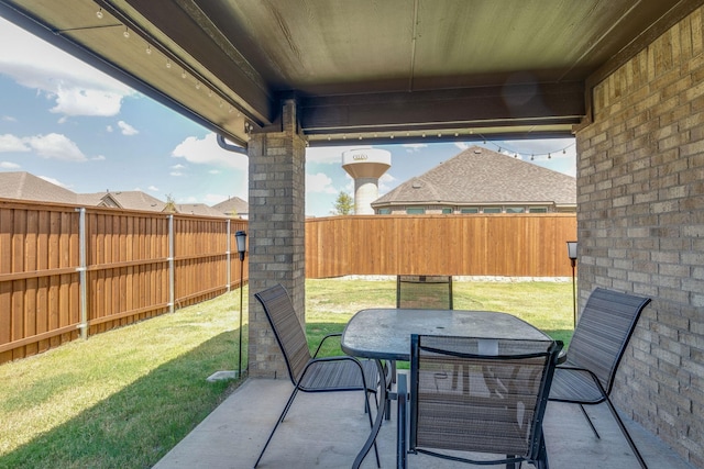 3204 Peacock Ln, Celina, TX 75009 - view of patio / terrace featuring outdoor dining area