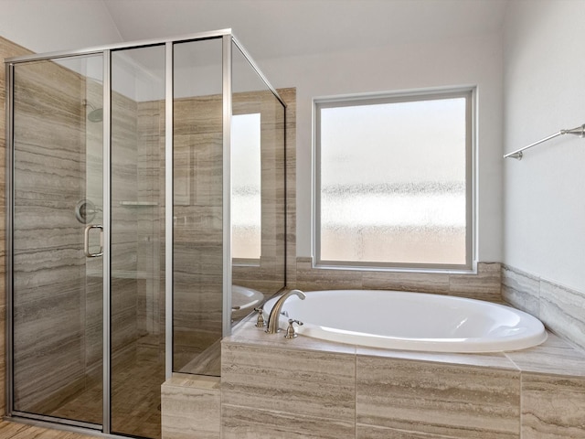 1423 Daisy Corner Dr, Celina, TX 75078 - bathroom featuring a shower stall and a bath