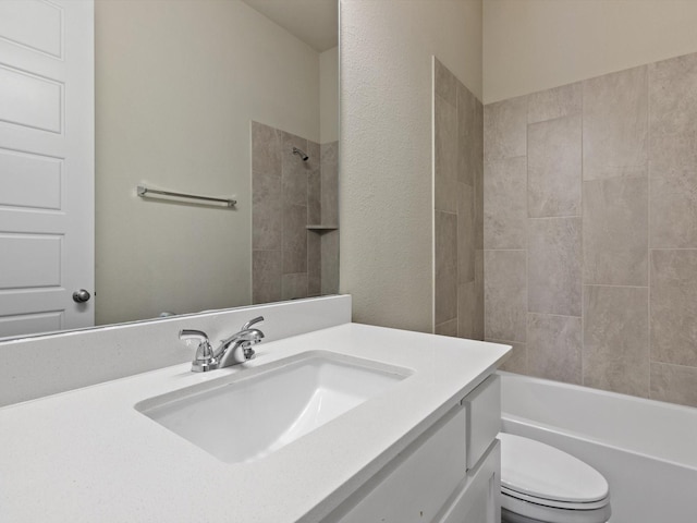 1423 Daisy Corner Dr, Celina, TX 75078 - bathroom featuring vanity, toilet, and shower / bath combination