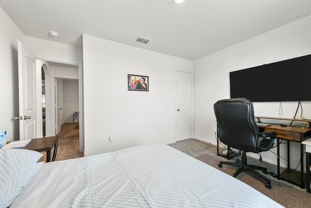 13713 Beaverhead St, Ponder, TX 76259 - carpeted bedroom with arched walkways and baseboards