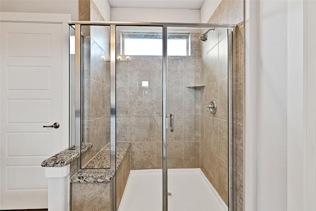 14521 Home Trl, Fort Worth, TX 76262 - full bathroom featuring a stall shower