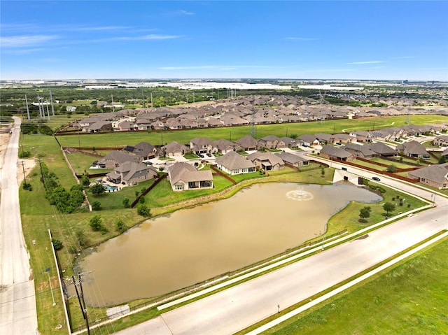 14521 Home Trl, Fort Worth, TX 76262 - aerial perspective of suburban area featuring a nearby body of water