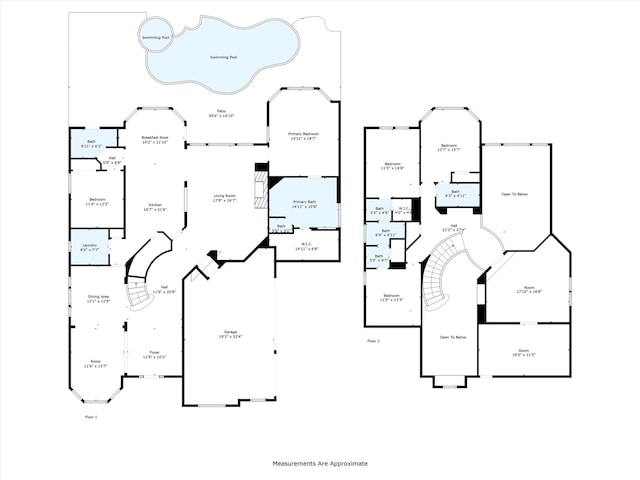 2609 Green Oak Dr, Carrollton, TX 75010 - room layout