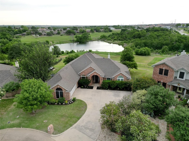 7300 Bishop Ct, Fort Worth, TX 76179 - view of subject property with a nearby body of water
