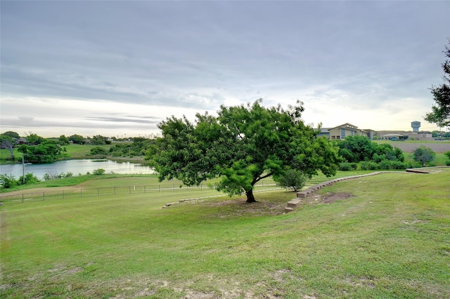 7300 Bishop Ct, Fort Worth, TX 76179 - view of yard featuring a water view