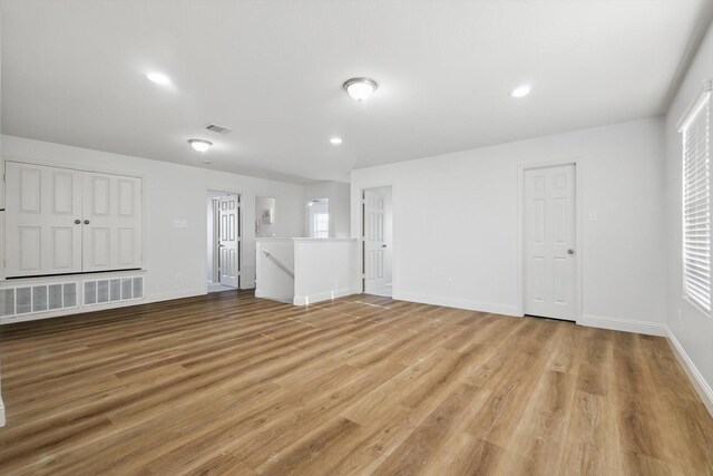 4800 Blue Top Dr, Fort Worth, TX 76179 - unfurnished living room featuring light wood-type flooring and baseboards