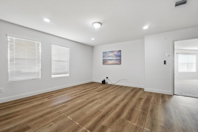 4800 Blue Top Dr, Fort Worth, TX 76179 - unfurnished room featuring wood finished floors, baseboards, and recessed lighting