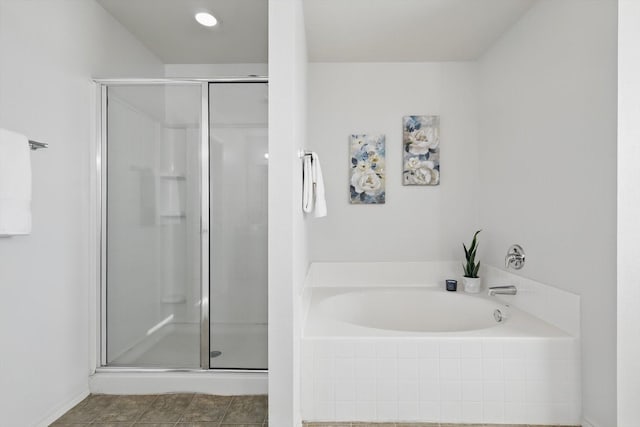 4800 Blue Top Dr, Fort Worth, TX 76179 - bathroom with a shower stall and a bath