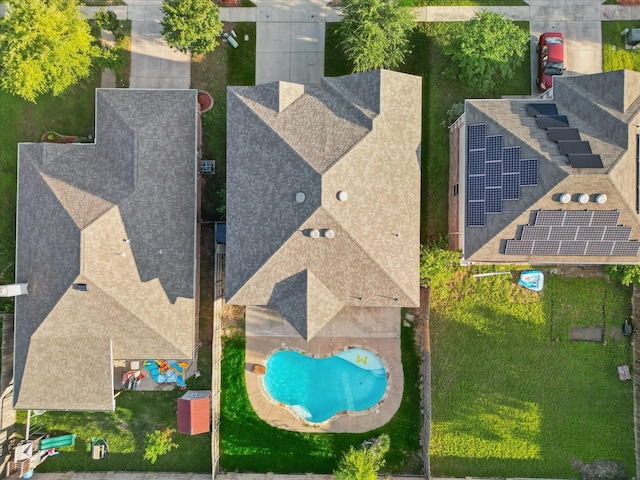 4800 Blue Top Dr, Fort Worth, TX 76179 - bird's eye view of a pool area