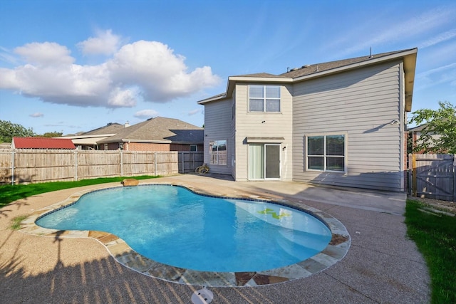 4800 Blue Top Dr, Fort Worth, TX 76179 - view of pool with a patio and a fenced backyard
