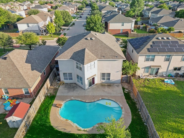 4800 Blue Top Dr, Fort Worth, TX 76179 - aerial view of residential area with a pool area