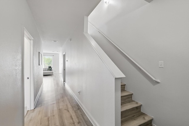 4800 Blue Top Dr, Fort Worth, TX 76179 - staircase with wood finished floors and baseboards