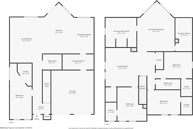 4800 Blue Top Dr, Fort Worth, TX 76179 - room layout