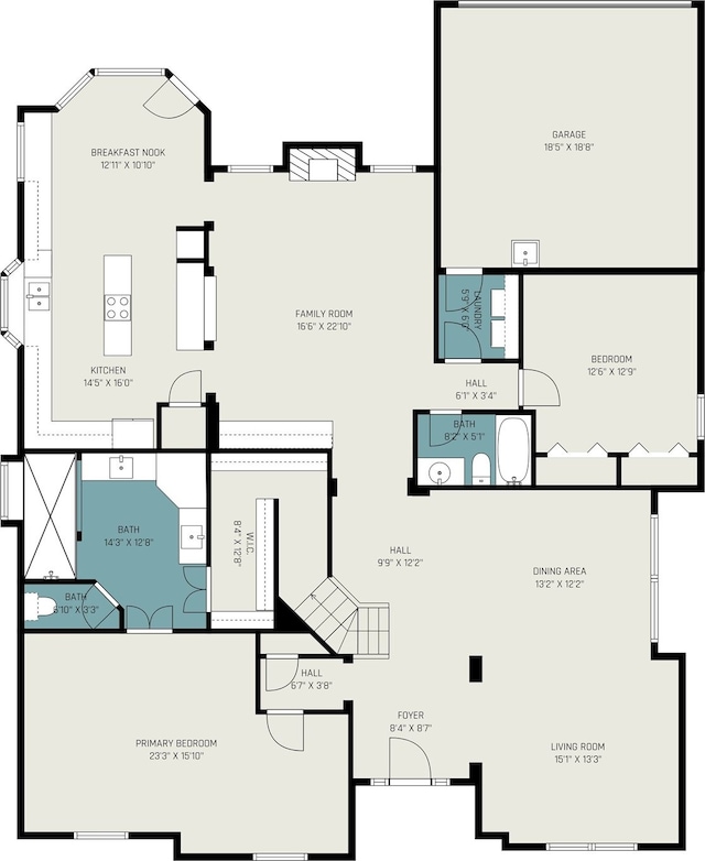 6748 Bastille Dr, Plano, TX 75024 - floor plan / room layout