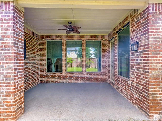 4400 Bristleleaf Ln, Prosper, TX 75078 - view of patio / terrace with a ceiling fan