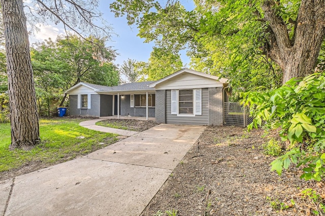7805 Whitney Dr, White Settlement, TX 76108 - single story home with brick siding and driveway