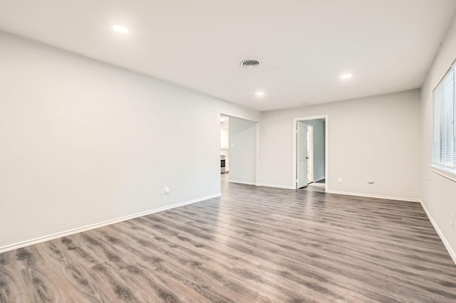 7805 Whitney Dr, White Settlement, TX 76108 - unfurnished room featuring recessed lighting, wood finished floors, and baseboards