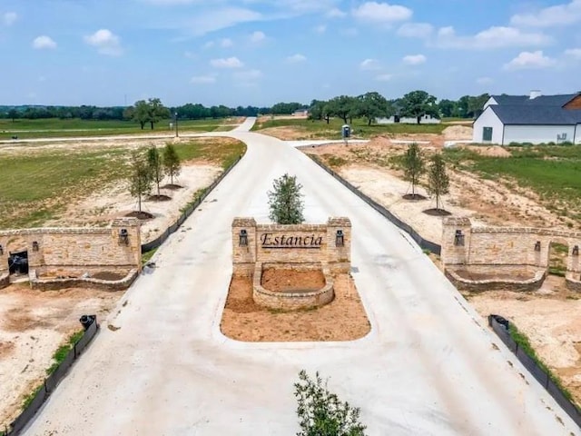 1035 Estancia Blvd, Weatherford, TX 76088 - view of road featuring curbs and a rural view