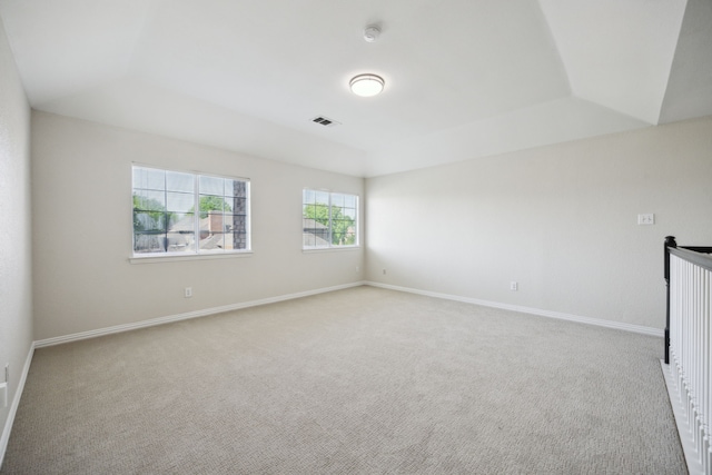 2805 Bitterroot Ct, Plano, TX 75025 - spare room featuring carpet, a raised ceiling, a smoke detector, and baseboards