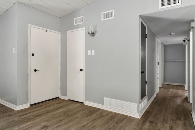 723 Westover Dr, Richardson, TX 75080 - hallway featuring wood finished floors and baseboards