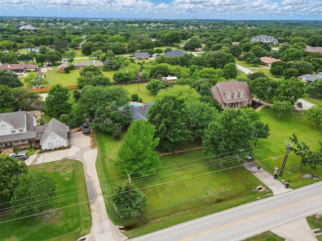 2606 N Carroll Ave, Southlake, TX 76092 - aerial view of residential area featuring a tree filled landscape