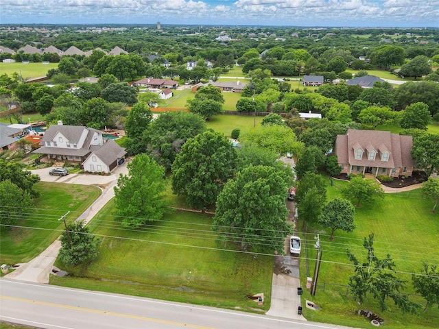 2606 N Carroll Ave, Southlake, TX 76092 - aerial view of residential area featuring a tree filled landscape