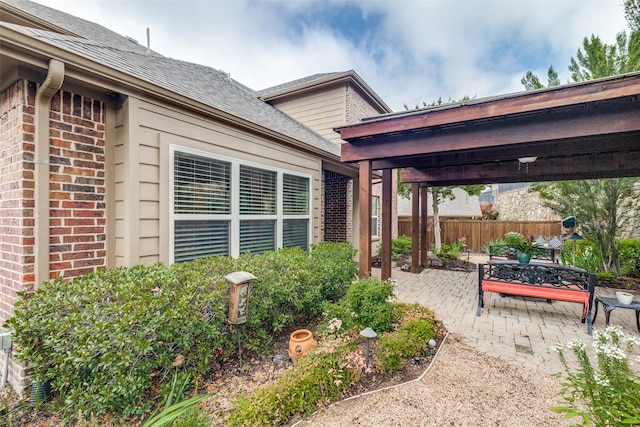 7333 Valencia Grove Ct, Fort Worth, TX 76132 - view of yard featuring a patio and fence