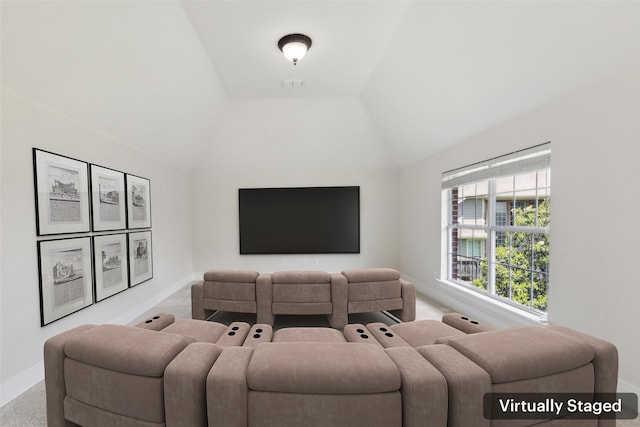 509 Wentworth Ln, Murphy, TX 75094 - living room with lofted ceiling and baseboards