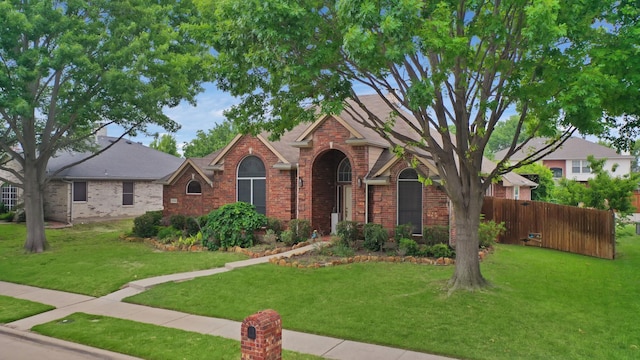 10108 Morning Glory Ln, Frisco, TX 75035 - traditional-style home featuring brick siding