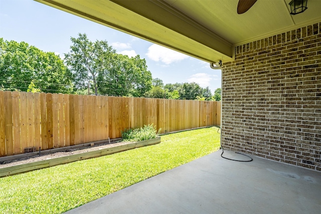 5524 Hollytree, Tyler, TX 75703 - view of patio / terrace with a ceiling fan