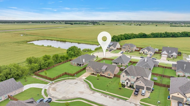 208 Beechcraft Ct, Caddo Mills, TX 75135 - view of rural area featuring a nearby body of water and nearby suburban area