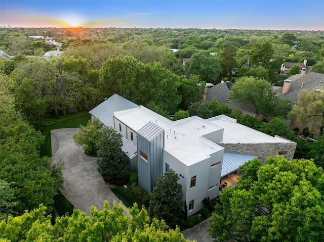 view of subject property