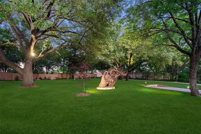 view of yard