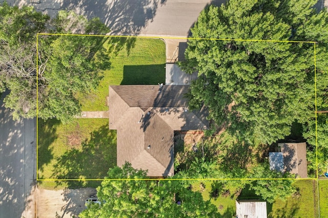 view of subject property featuring property boundaries highlighted