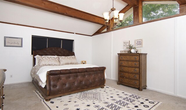 1022 Kintner Dr, Graham, TX 76450 - carpeted bedroom with a chandelier