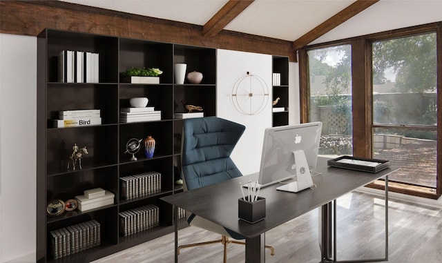 1022 Kintner Dr, Graham, TX 76450 - office with wood finished floors