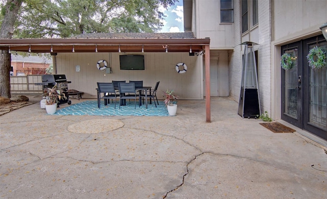 1022 Kintner Dr, Graham, TX 76450 - view of patio with area for grilling