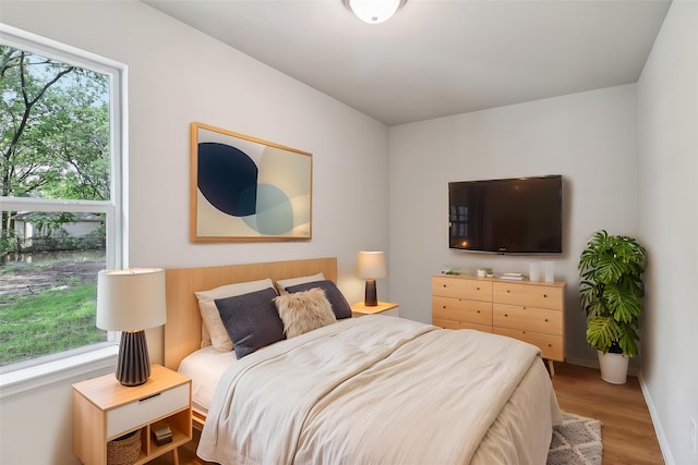 12824 Seagoville Rd, Balch Springs, TX 75180 - bedroom featuring wood finished floors and baseboards
