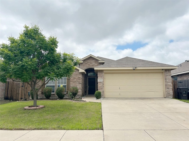 2041 Matador Ranch Rd, Fort Worth, TX 76134 - ranch-style home featuring driveway, a garage, and brick siding