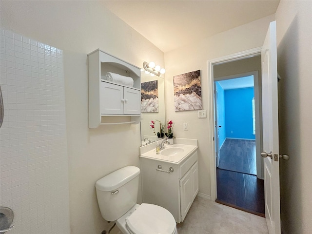 2041 Matador Ranch Rd, Fort Worth, TX 76134 - bathroom with vanity and toilet