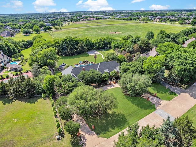 901 Saint James Dr, Fairview, TX 75069 - aerial overview of property's location featuring a tree filled landscape