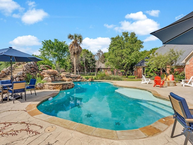 901 Saint James Dr, Fairview, TX 75069 - view of pool featuring a patio area