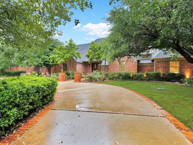 901 Saint James Dr, Fairview, TX 75069 - view of front of house featuring brick siding and a front lawn