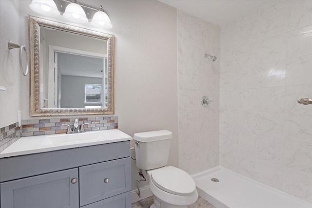 200 Herberta St, Pottsboro, TX 75076 - bathroom with tiled shower, toilet, and vanity