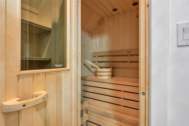 417 Windwood Ct, Mckinney, TX 75071 - sauna / steam room with wood walls and wooden ceiling