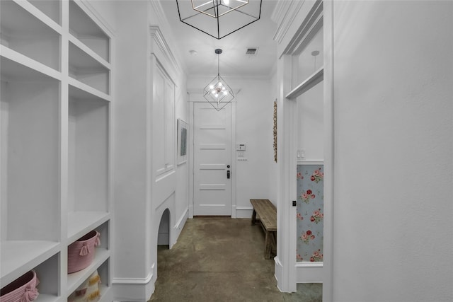 417 Windwood Ct, Mckinney, TX 75071 - mudroom featuring concrete flooring