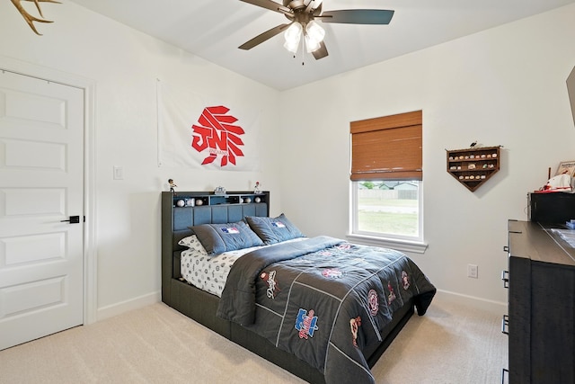 120 Crosswind Trl, Ovalo, TX 79541 - carpeted bedroom featuring baseboards and ceiling fan