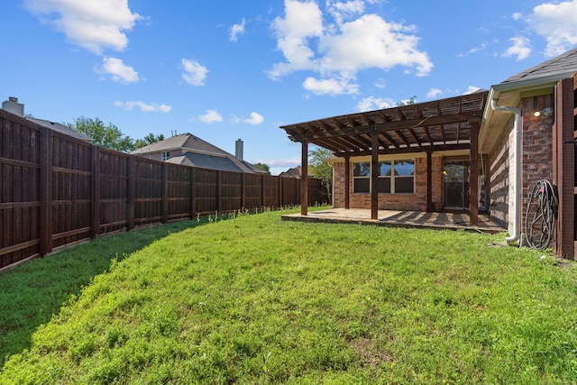 1060 Knightsbridge Dr, Frisco, TX 75036 - view of yard with a pergola and a patio